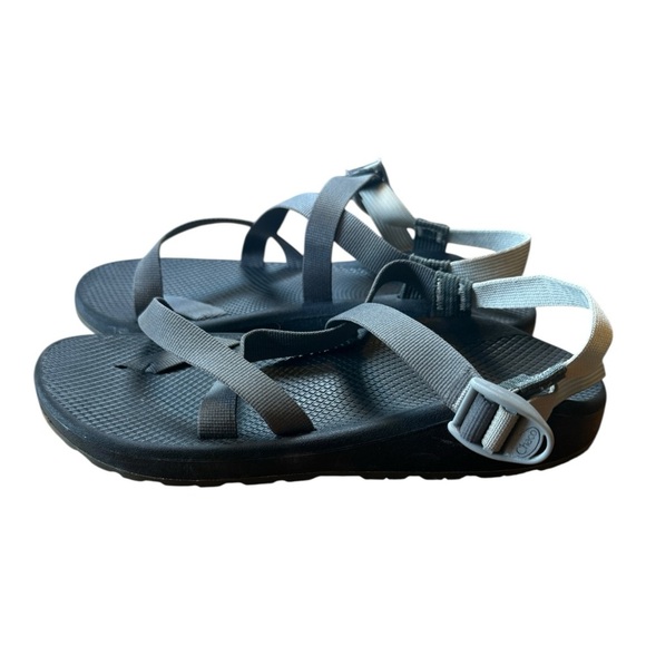 Chaco Mens Size 13 Gray/Black Made In Usa Sandals Hiking - Picture 2 of 11